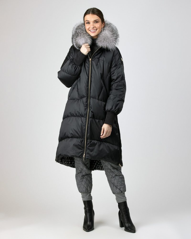 gorski apres ski coat with detachable fox hood trim shop1