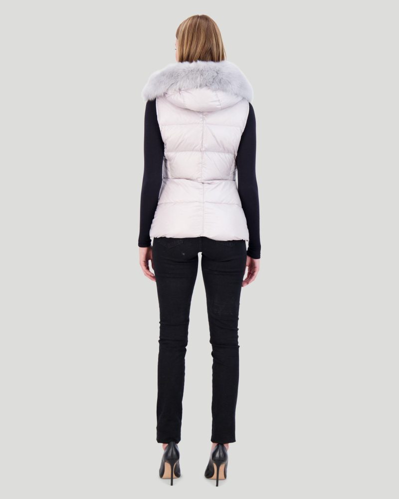 gorski apres ski vest with detachable toscana lamb hood trim shop4