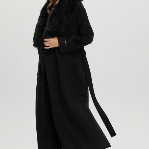 gorski double face loro piana cashmere wool coat with detachable merinillo shearling lamb collar belt shop2 25pu109401603