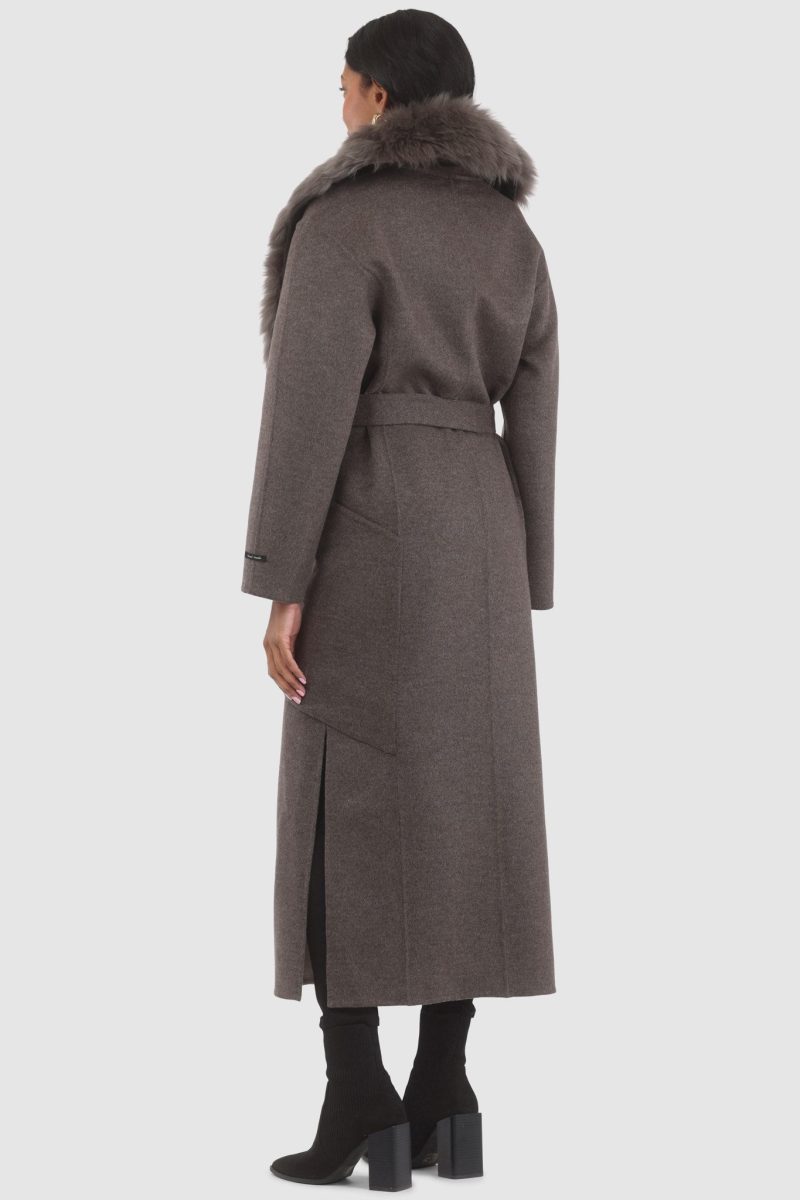 gorski double face loro piana cashmere wool coat with detachable merinillo shearling lamb collar belt shop5 25pu109402277