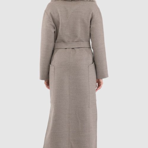 gorski double face loro piana cashmere wool coat with detachable merinillo shearling lamb collar belt shop5 25pu109403269