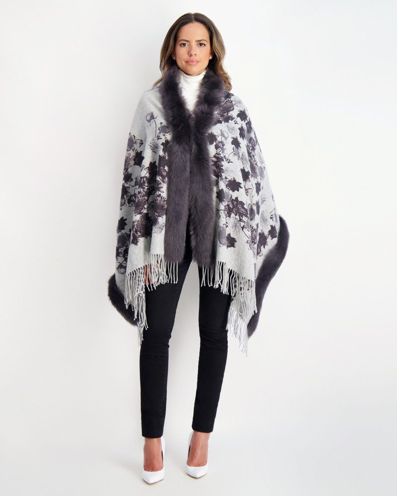 gorski double face select cashmere stole with toscana shearling lamb trim shop1 20bq34902226