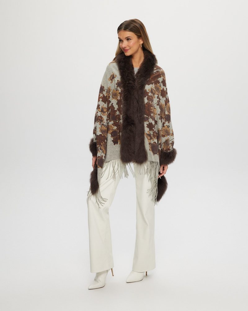 gorski double face select cashmere stole with toscana shearling lamb trim shop2 20au34902225