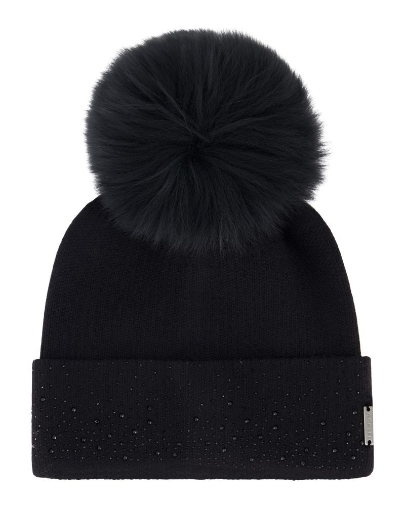 gorski knit hat with fox pompom shop1 22cq876000006