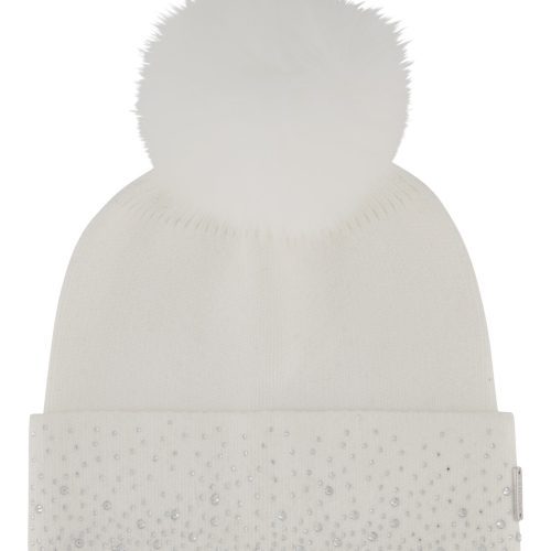 gorski knit hat with fox pompom shop1 22cq876000615