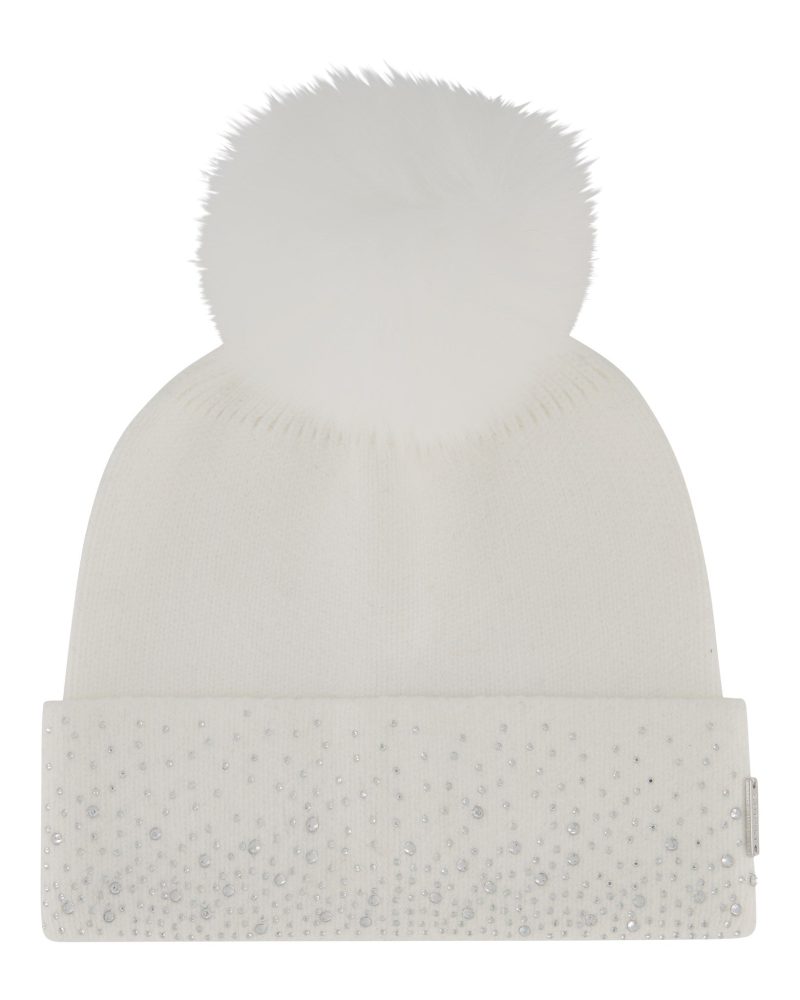 gorski knit hat with fox pompom shop1 22cq876000615