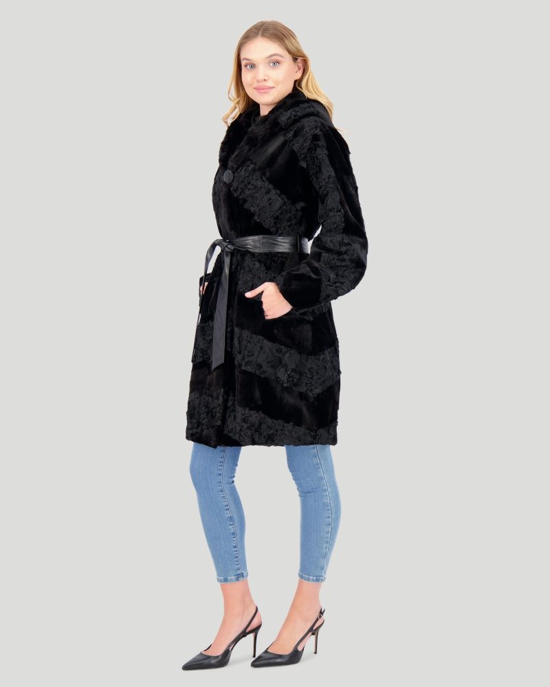 gorski lamb and mink sections short coat shop3 26250006