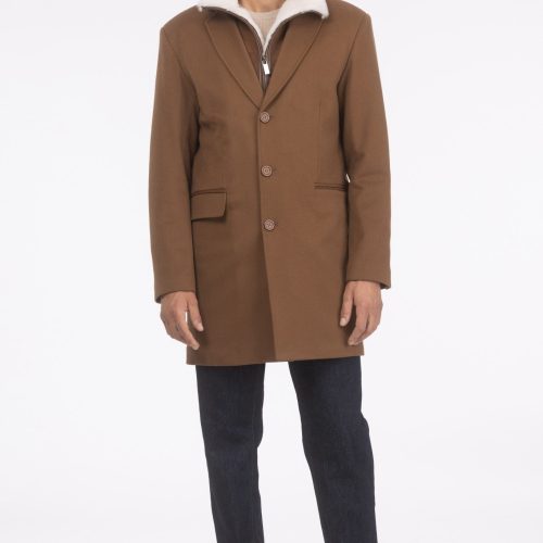 gorski men s loro piana wool short coat with merino shearling lamb trim shop1 25pu100303291