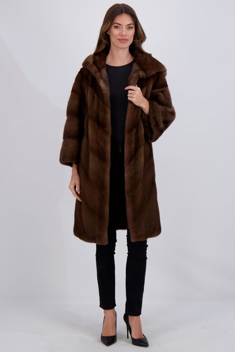 gorski mink coat with stand up collar shop1 3902a1669