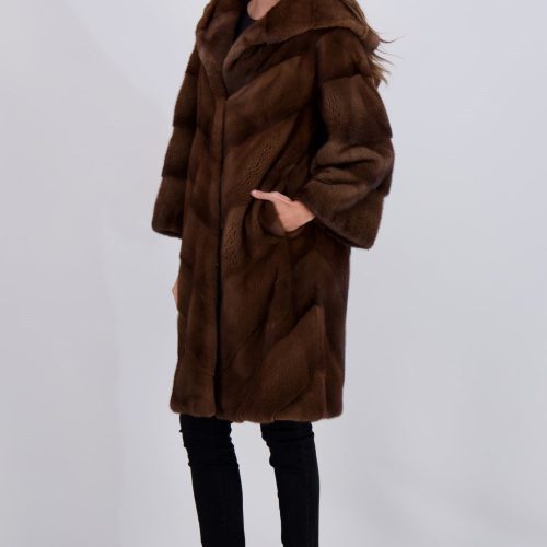 gorski mink coat with stand up collar shop3 3902a1669