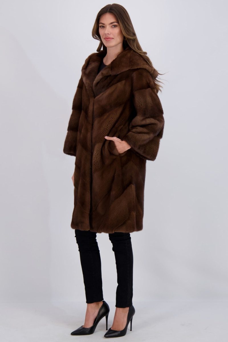 gorski mink coat with stand up collar shop3 3902a1669