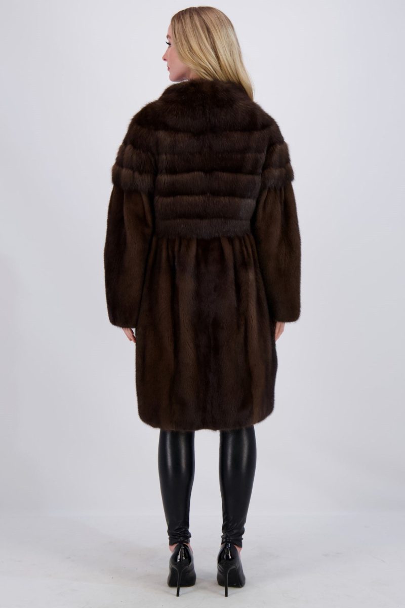 gorski mink short coat with sable shop4 11312477