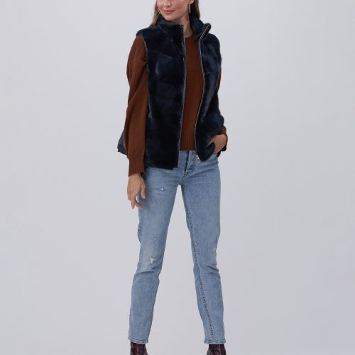 gorski mink zip vest with down back shop4 22bv979002136