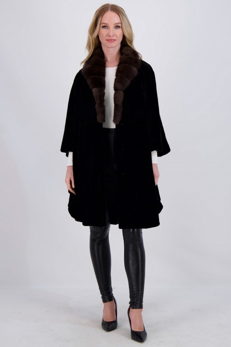 gorski sheared mink jacket w sable shop1 73150006