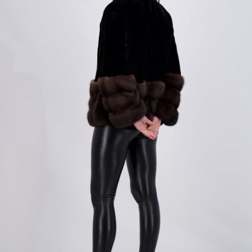 gorski sheared mink jacket with sable shop4 19390006